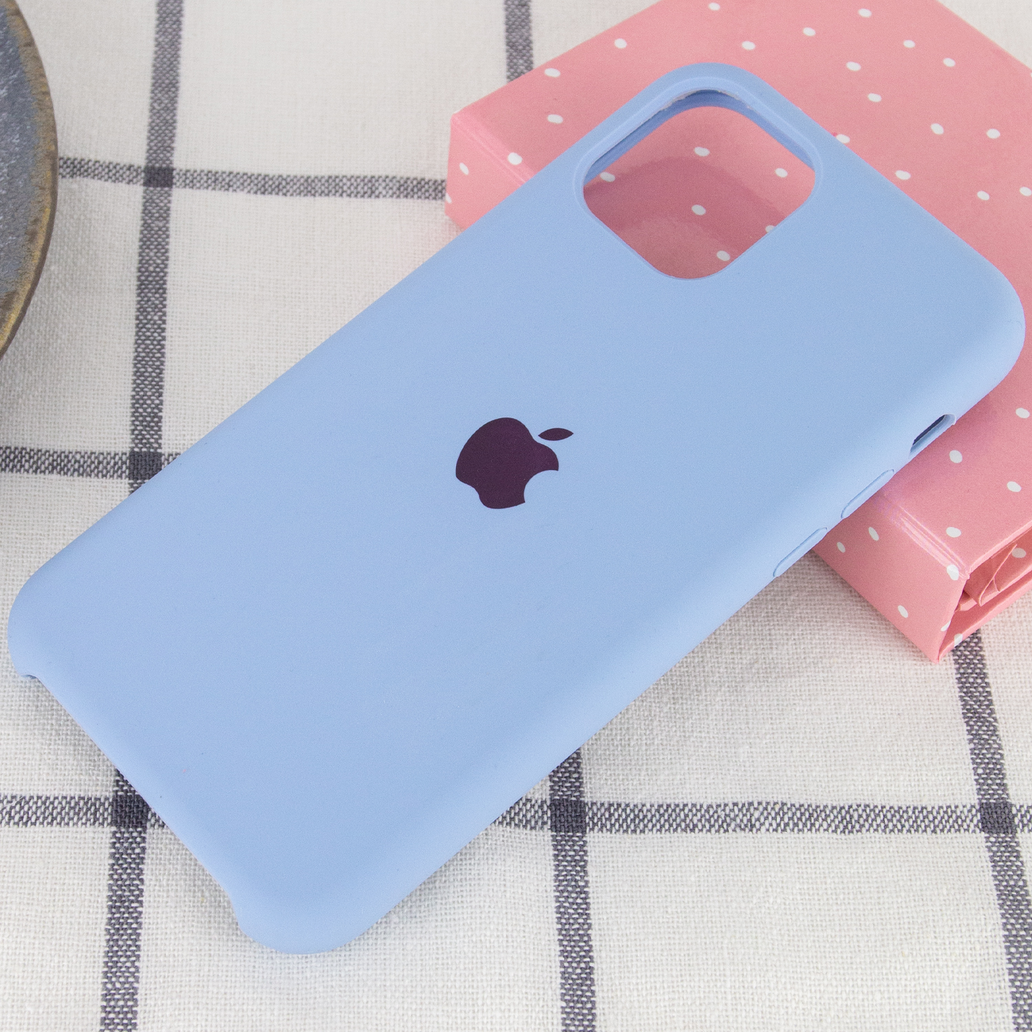 Silicone Case (AA) для iPhone 11 (6.1") (Lilac Blue)-1